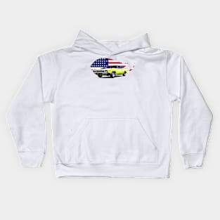 Plymouth GTX USA Print Kids Hoodie